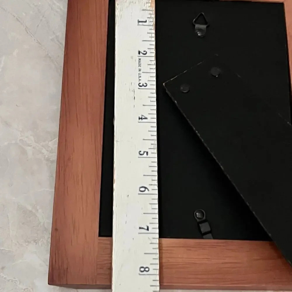 Rare Woods Picture Frame for 5x7 Photos Portrait Free Standing Brown Wood